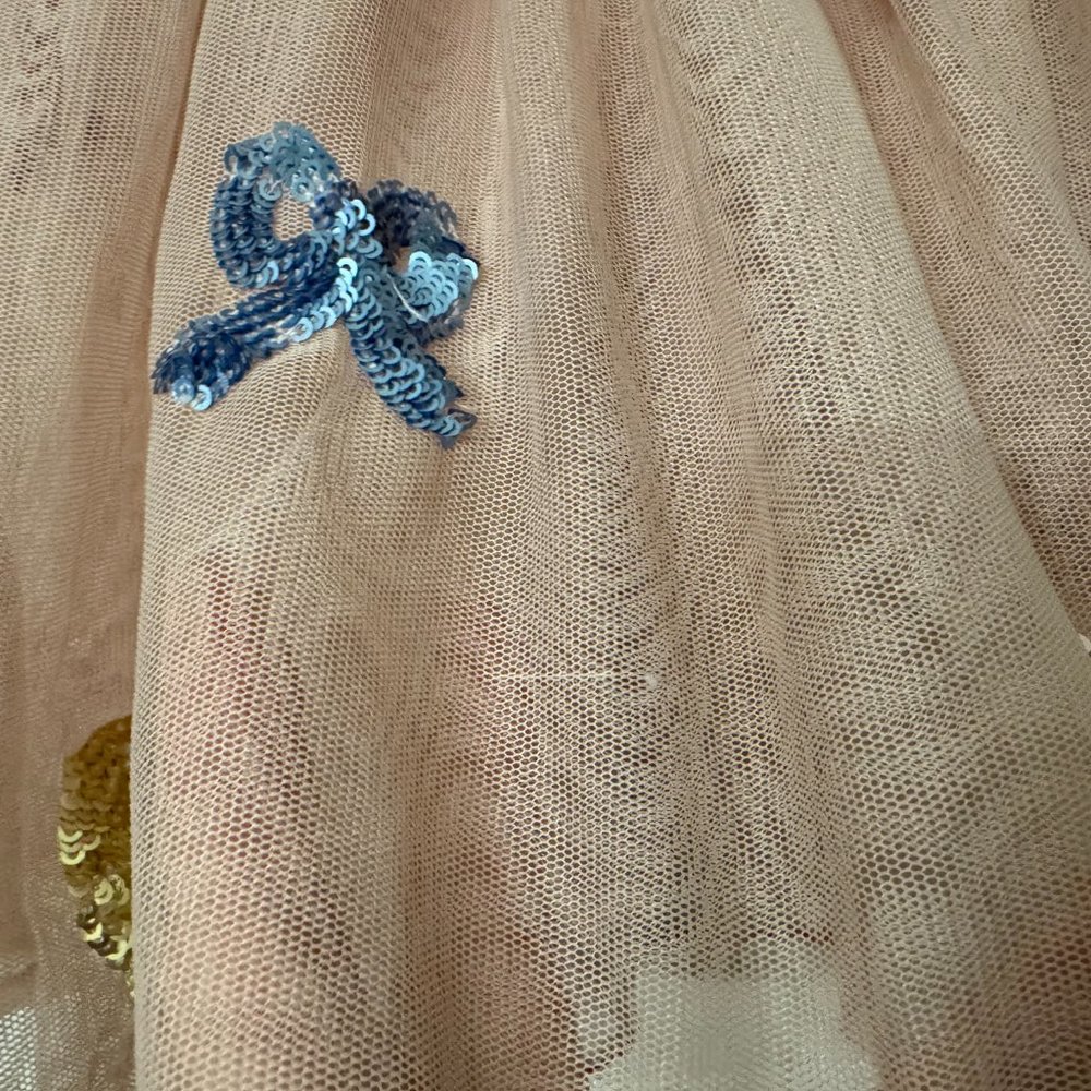 Mini Boden Skirt With Sequin Stars & Hearts - Picture 6 of 6